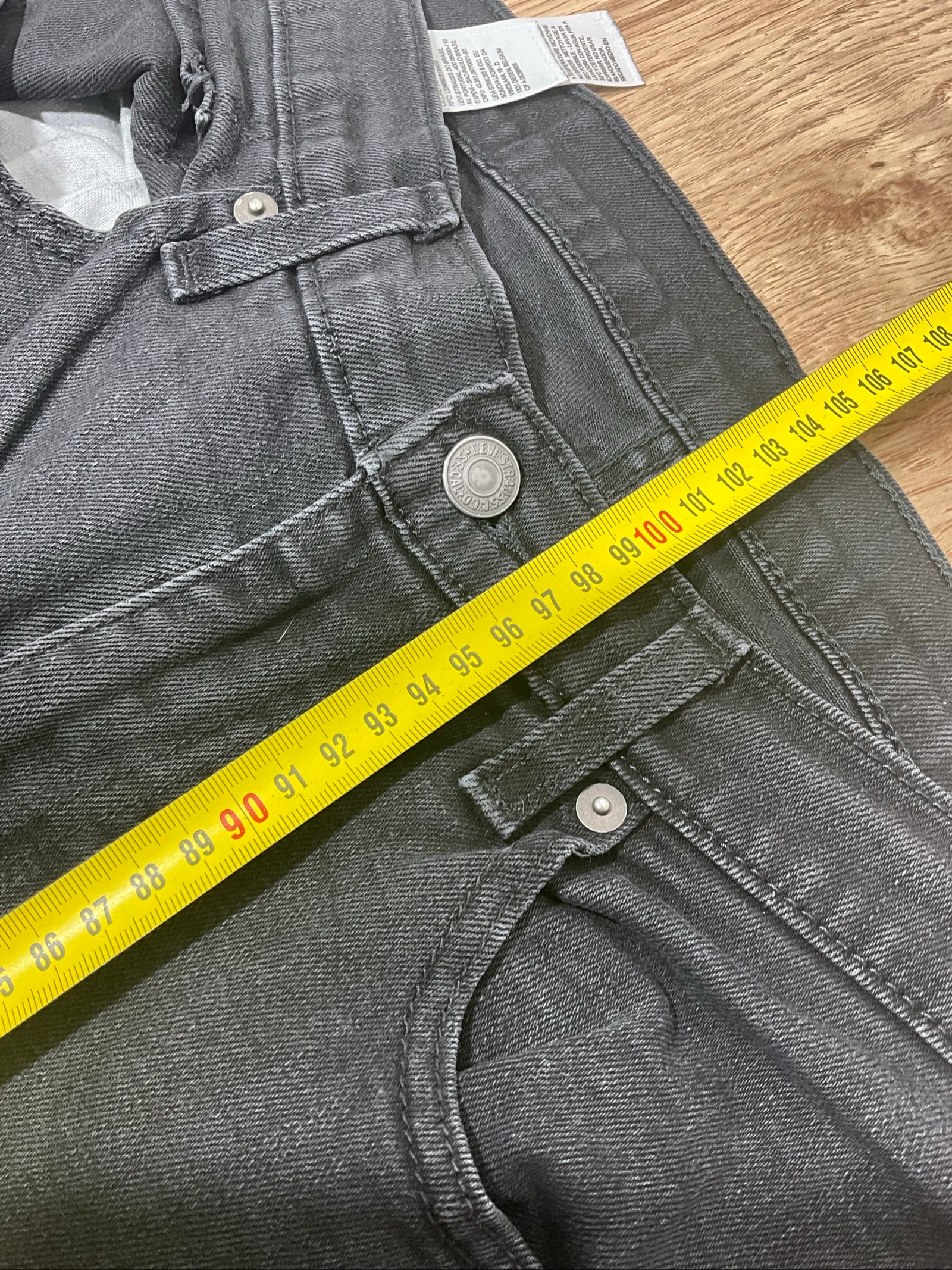 Levi's Slim W34 L32 Denim 99% Cotton Black Washed lvh 227 – photo 15